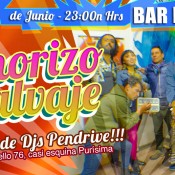 Viernes 17 de Junio – Chorizo Salvaje en Bar Remolienda Bellavista – Invitados: La Banda del Guata y Los Secuases